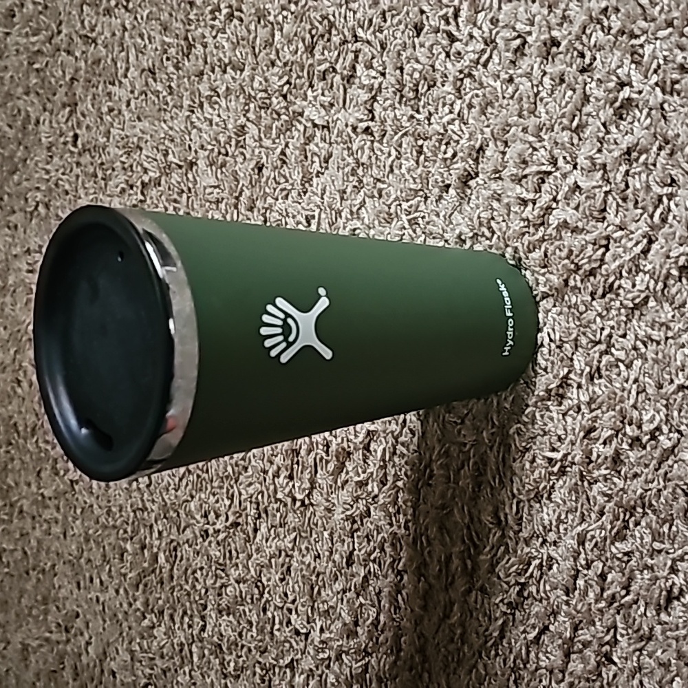 Dark green hydroflask cup